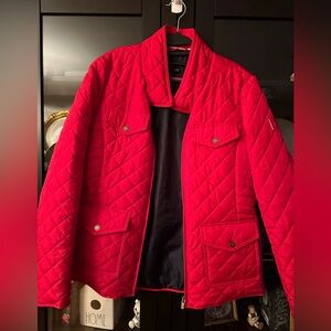 Tommy Hilfiger lightweight quilted jacket red